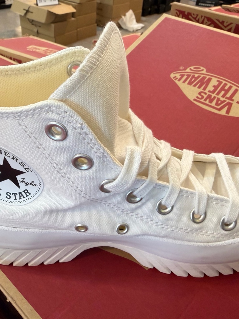 Converse White Kids High-Top Sneakers